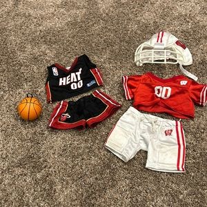Boys sports Build-a-Bear clothing/accessories